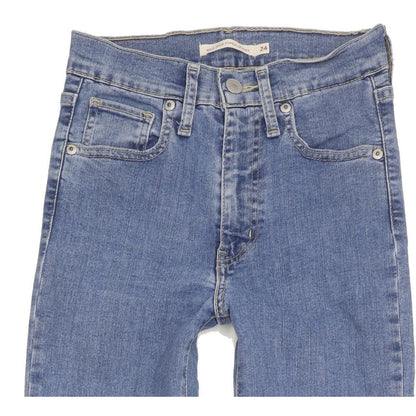 Levi's Mile Women Blue Skinny Slim Stretch Jeans W24 L28