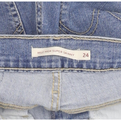 Levi's Mile Women Blue Skinny Slim Stretch Jeans W24 L28