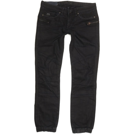 G-Star Plus Sudden Women Navy Straight Slim Stretch Jeans W29 L32