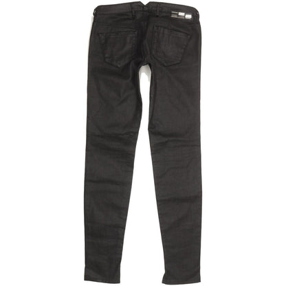 Diesel Cherick 0065Q Women Black Tapered Slim Stretch Jeans W28 L32