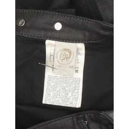 Diesel Cherick 0065Q Women Black Tapered Slim Stretch Jeans W28 L32