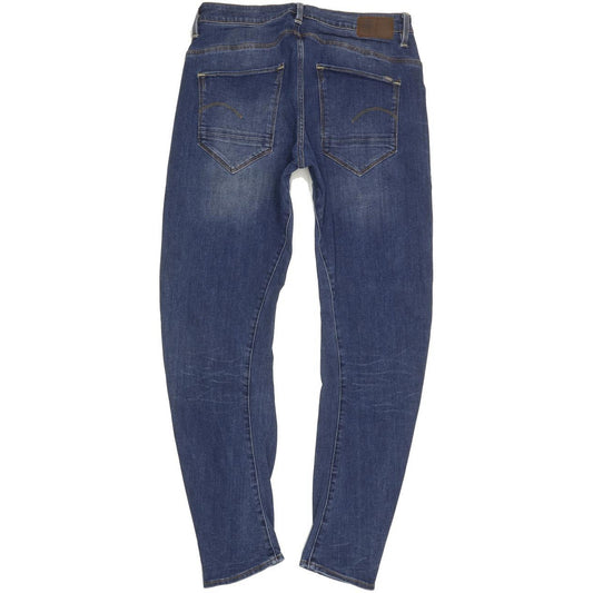 G-Star Arc 3D Low Women Blue Tapered Relaxed Boyfriend Stretch Jeans W26 L32