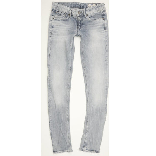 G-Star 3301 Women Grey Skinny Slim Stretch Jeans W26 L31