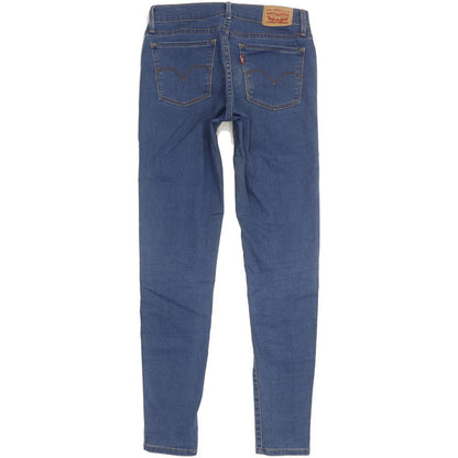 Levi's 710 Super Women Blue Skinny Slim Stretch Jeans W27 L29