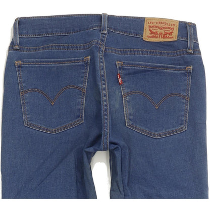 Levi's 710 Super Women Blue Skinny Slim Stretch Jeans W27 L29