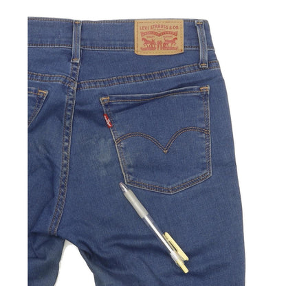 Levi's 710 Super Women Blue Skinny Slim Stretch Jeans W27 L29