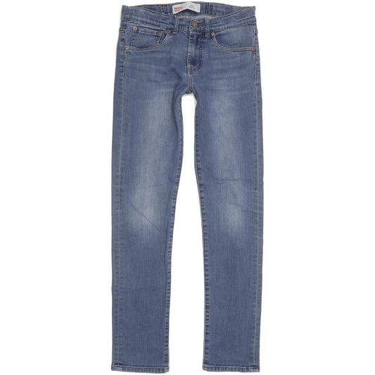 Levi's 510 Kids Blue Skinny Slim Stretch Jeans W26 L31