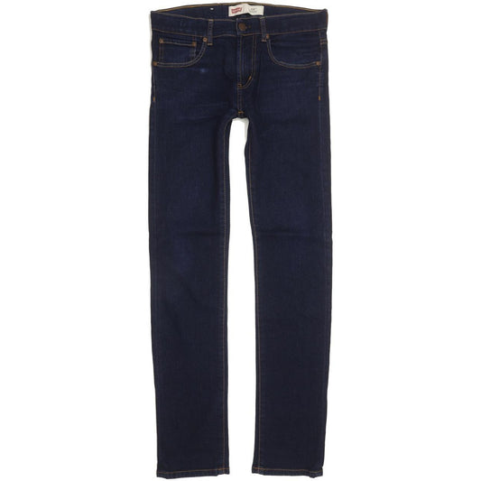 Levi's 510 Kids Blue Skinny Slim Stretch Jeans W26 L31