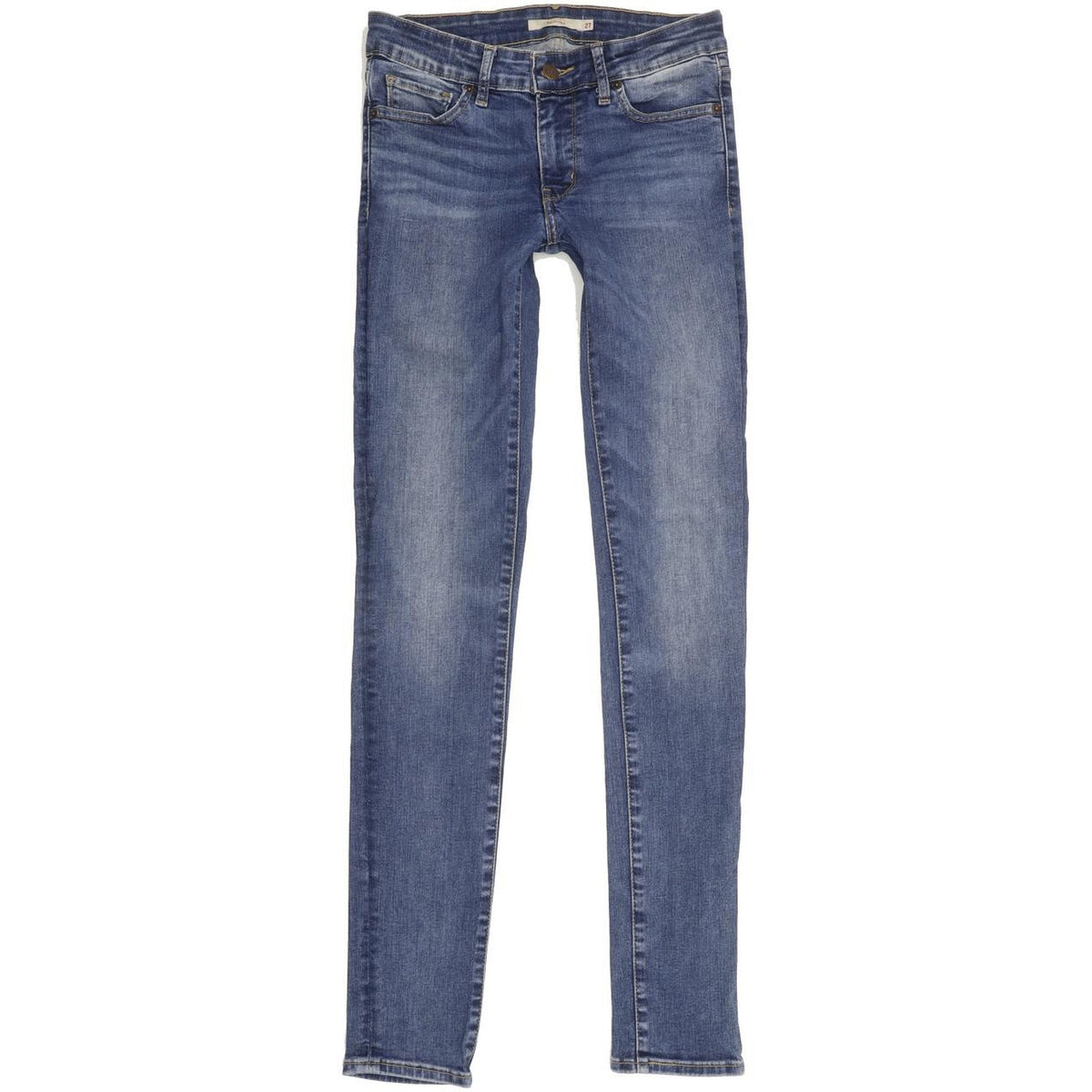 Levi's 711 Women Blue Skinny Slim Stretch Jeans W27 L32