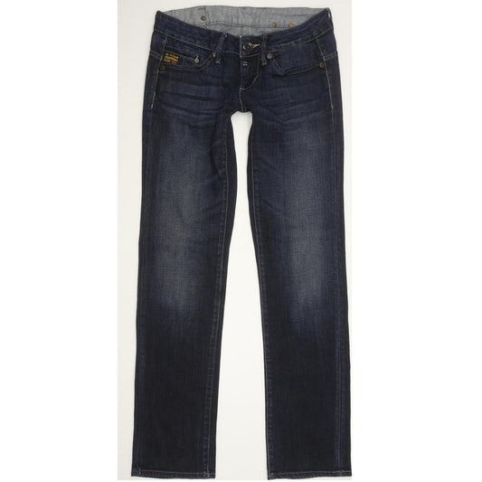 G-Star Midge Women Blue Straight Slim Stretch Jeans W26 L31