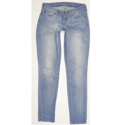 Levi's Demi Curve Women Blue Straight Slim Stretch Jeans W25 L30