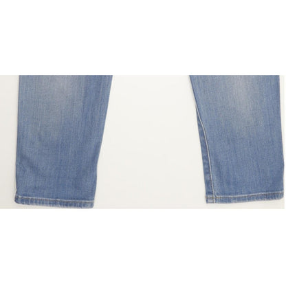 Levi's Demi Curve Women Blue Straight Slim Stretch Jeans W25 L30