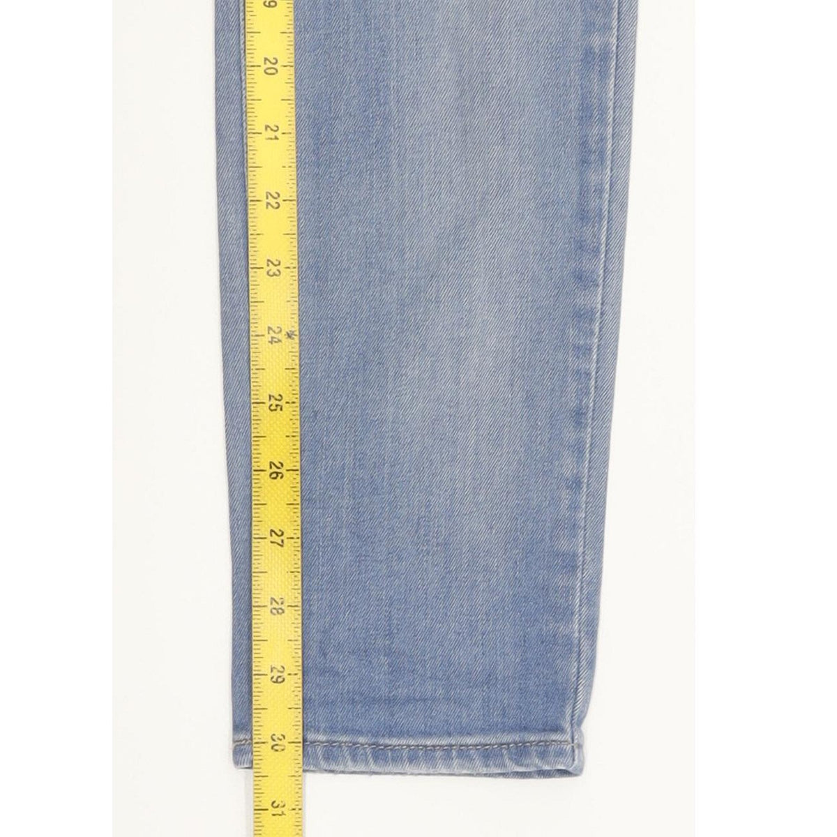 Levi's Demi Curve Women Blue Straight Slim Stretch Jeans W25 L30
