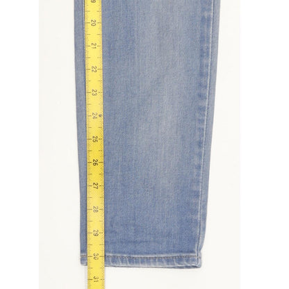 Levi's Demi Curve Women Blue Straight Slim Stretch Jeans W25 L30