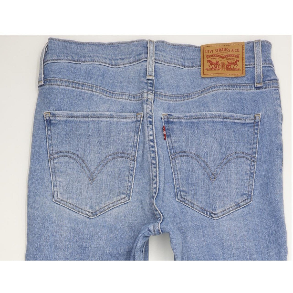 Levi's Mile Blue Skinny Slim Stretch Jeans High Waisted W28 L33