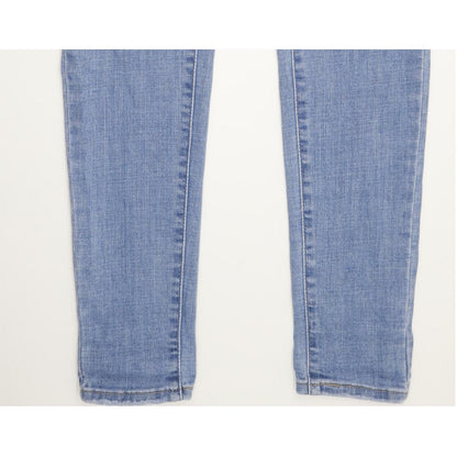 Levi's Mile Blue Skinny Slim Stretch Jeans High Waisted W28 L33