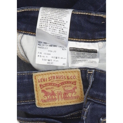 Levi's 711 Women Blue Skinny Slim Stretch Jeans W26 L28