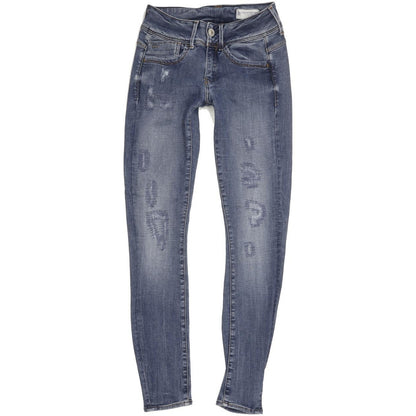 G-Star Lynn D-Mid Women Blue Skinny Slim Stretch Jeans W27 L29
