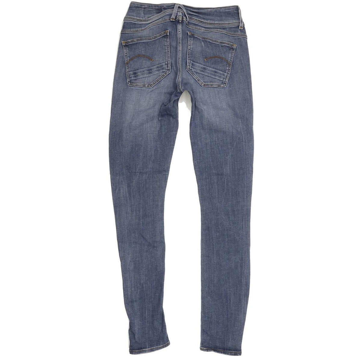 G-Star Lynn D-Mid Women Blue Skinny Slim Stretch Jeans W27 L29