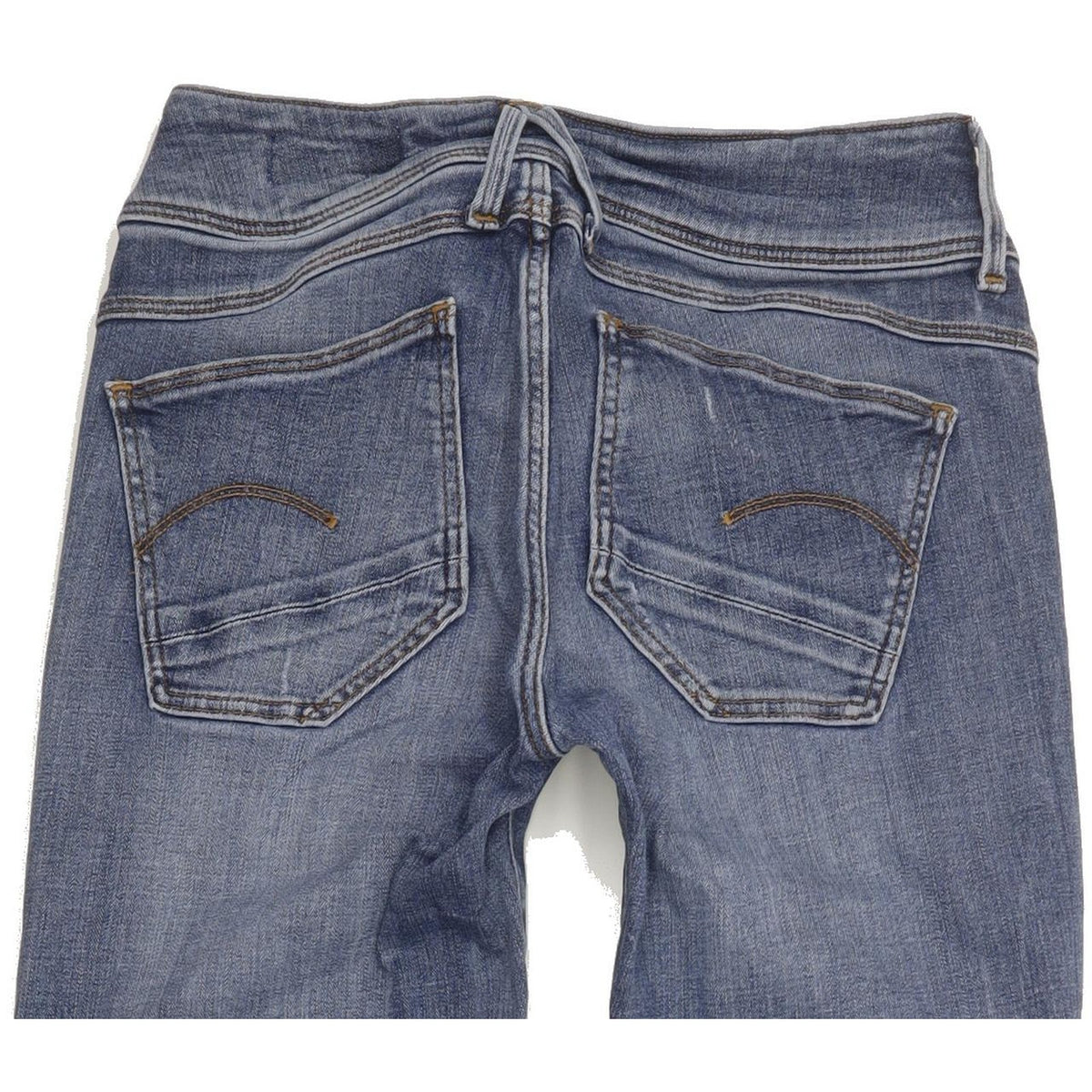 G-Star Lynn D-Mid Women Blue Skinny Slim Stretch Jeans W27 L29