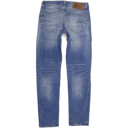 G-Star 3301 Women Blue Straight Slim Stretch Jeans W30 L32