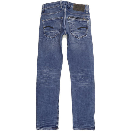 G-Star Attacc Men Blue Straight Slim Stretch Jeans W29 L31