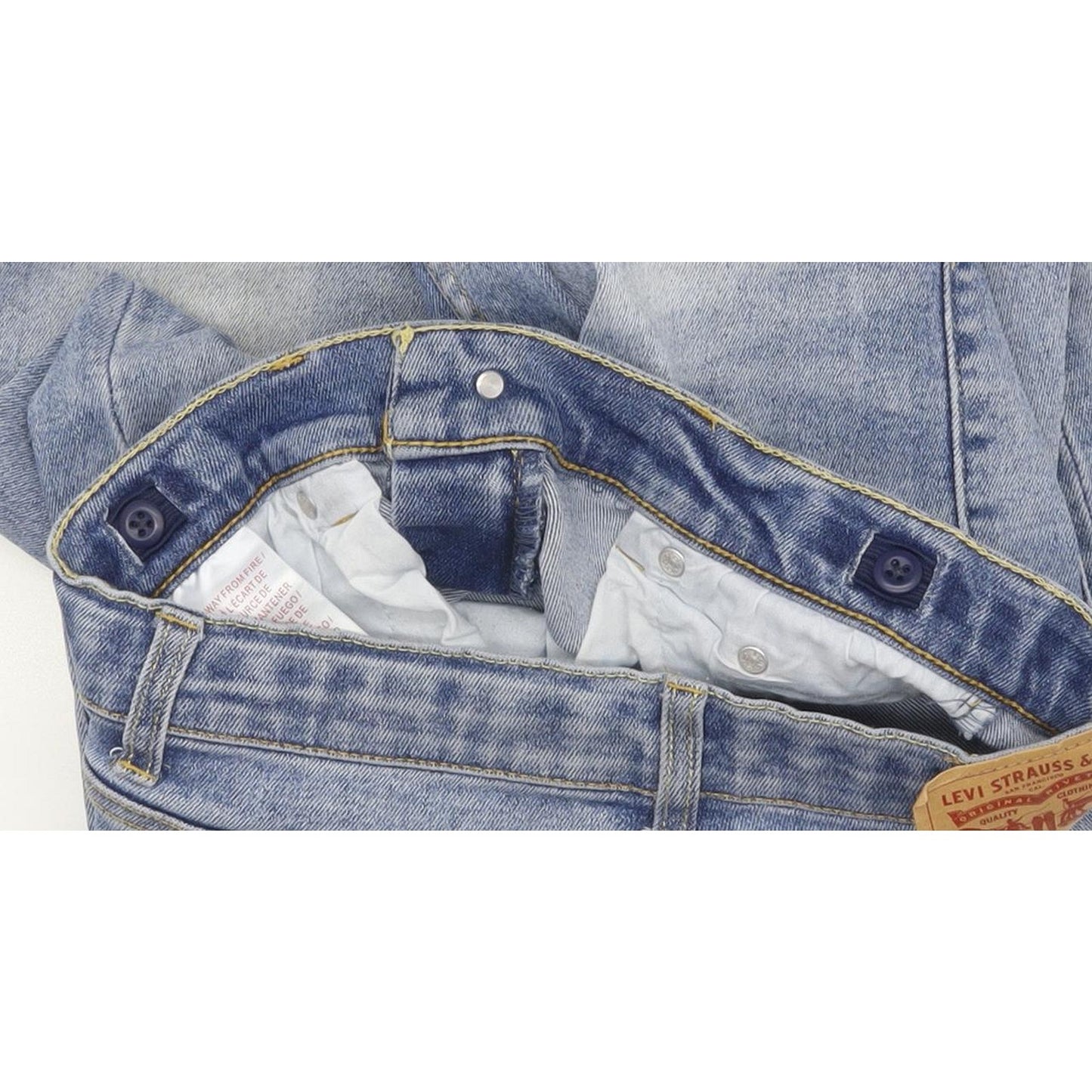 Levi's Kids Blue Tapered Loose Stretch Jeans W25 L26