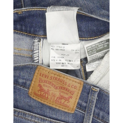 Levi's 710 Super Women Blue Skinny Slim Stretch Jeans W24 L30
