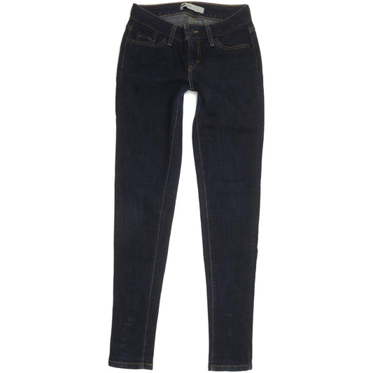 Levi's Women Blue Skinny Slim Stretch Leggings W26 L30