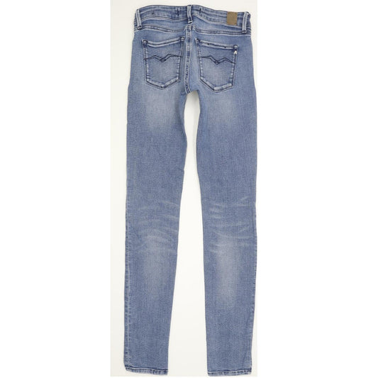 Replay New Luz Women Blue Skinny Slim Stretch Jeans W26 L32