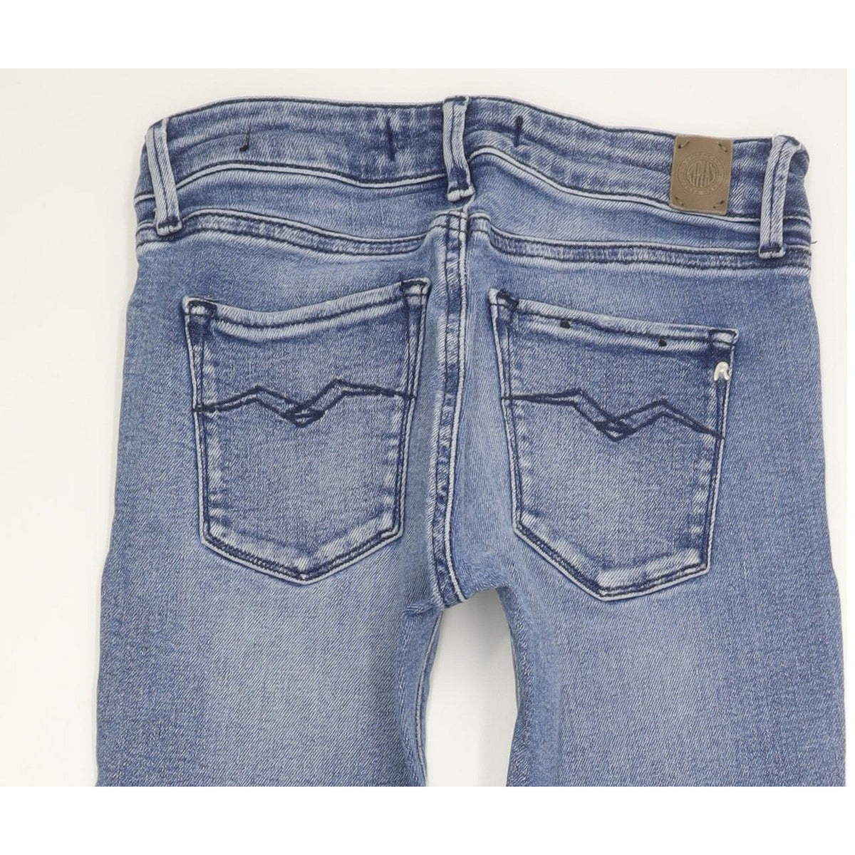 Replay New Luz Women Blue Skinny Slim Stretch Jeans W26 L32