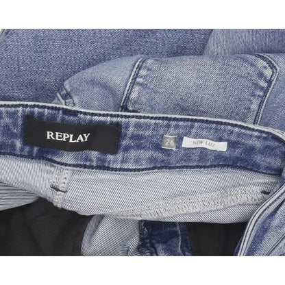 Replay New Luz Women Blue Skinny Slim Stretch Jeans W26 L32