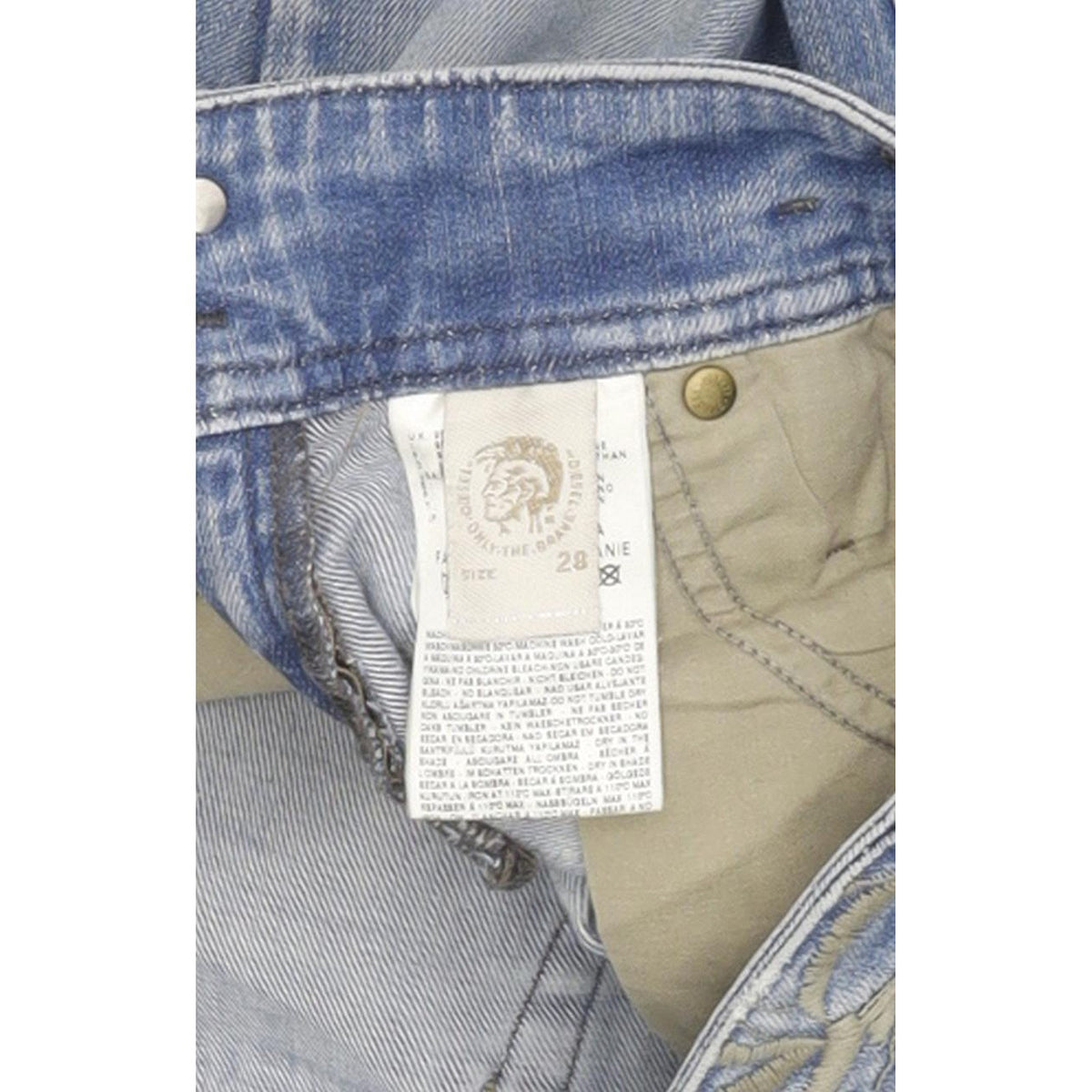 Diesel Matic 008C2 Women Blue Skinny Slim Stretch Jeans W28 L31
