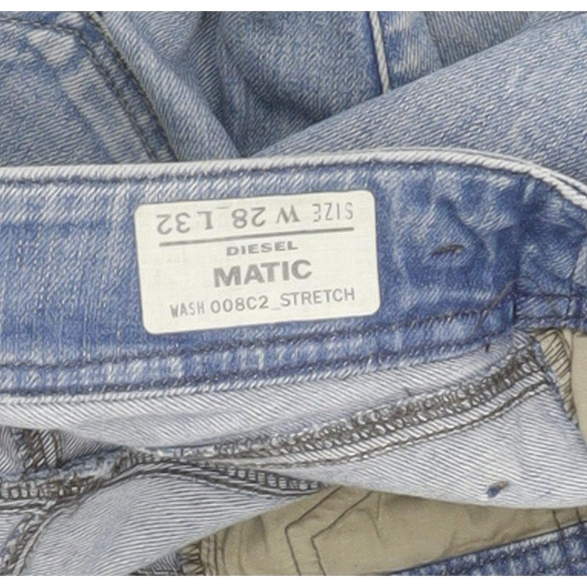 Diesel Matic 008C2 Women Blue Skinny Slim Stretch Jeans W28 L31