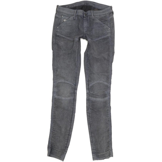 G-Star 5620 Mid Women Grey Skinny Slim Stretch Jeans W29 L34