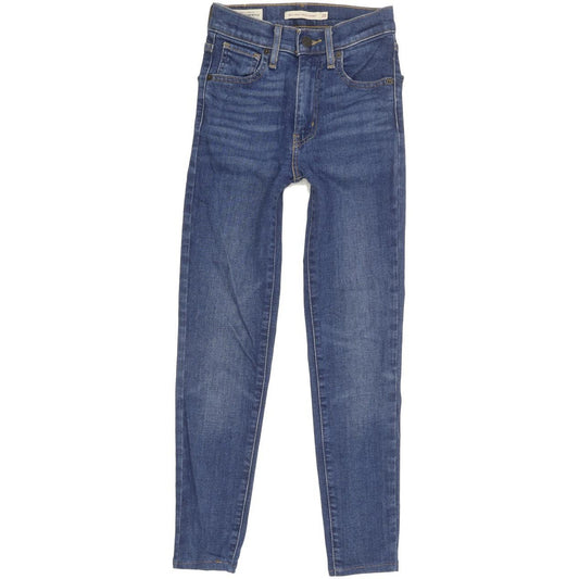 Levi's Mile Women Blue Skinny Slim Stretch Jeans W23 L24