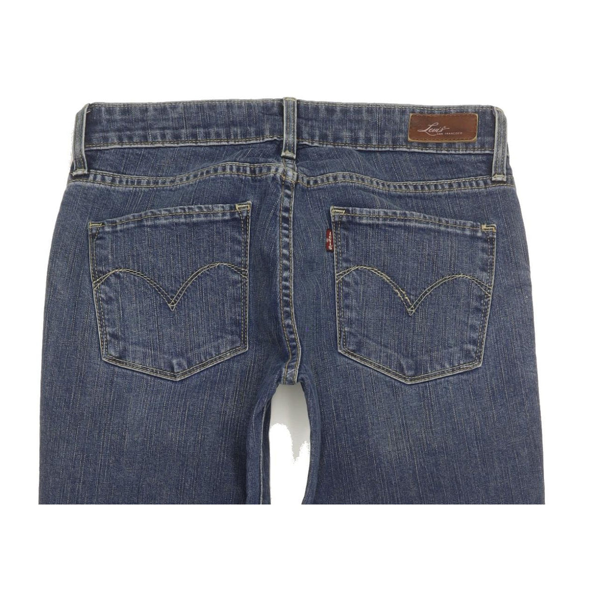 Levi's Demi Curve Women Blue Straight Slim Stretch Jeans W27 L31