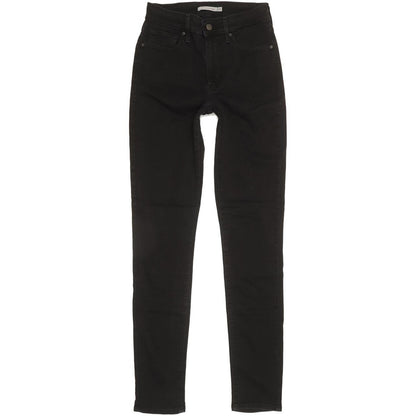 Levi's 721 Women Black Skinny Slim Stretch Jeans W27 L32