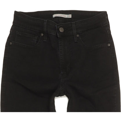 Levi's 721 Women Black Skinny Slim Stretch Jeans W27 L32