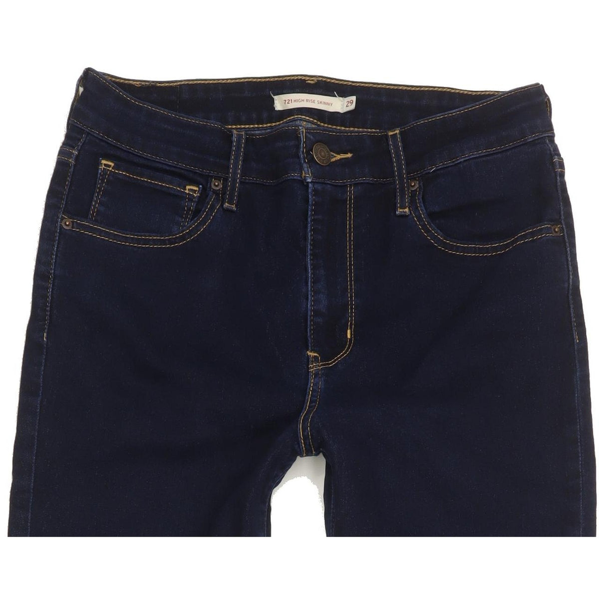 Levi's 721 Women Blue Skinny Slim Stretch Jeans W29 L31