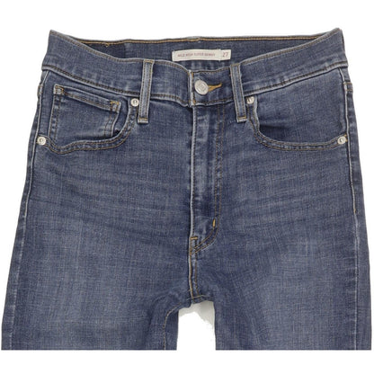 Levi's Mile Blue Skinny Slim Stretch Jeans High Waisted W27 L32