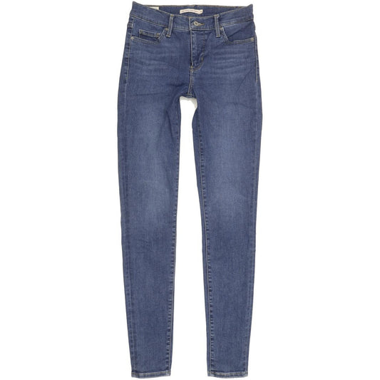 Levi's 310 Shaping Women Blue Skinny Slim Stretch Jeans W26 L32