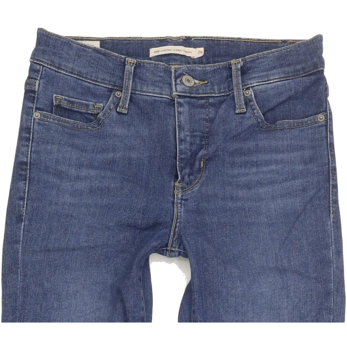 Levi's 310 Shaping Women Blue Skinny Slim Stretch Jeans W26 L32