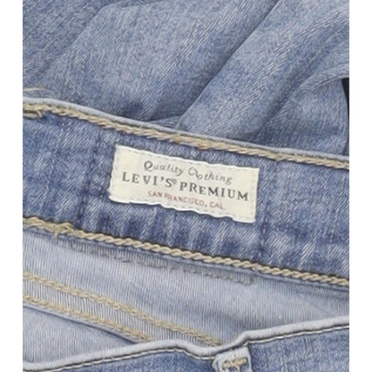 Levi's 710 Super Women Blue Skinny Slim Stretch Jeans W24 L30