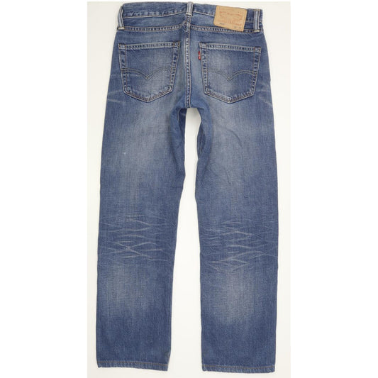 Levi's 504 Men Blue Straight Regular Stretch Jeans W28 L27