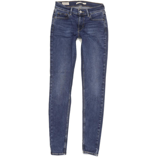 Levi's 710 Super Women Blue Skinny Slim Stretch Jeans W27 L29