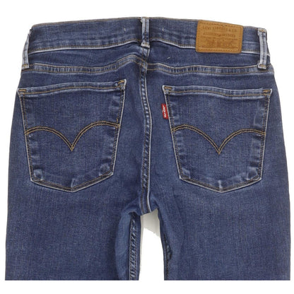Levi's 710 Super Women Blue Skinny Slim Stretch Jeans W27 L29