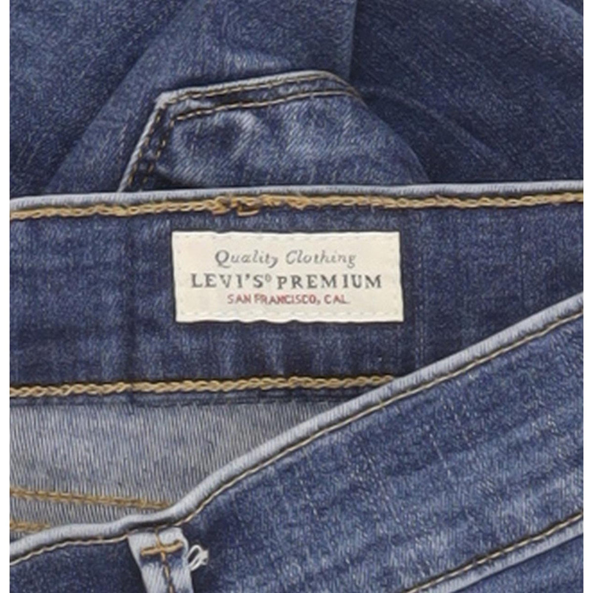 Levi's 710 Super Women Blue Skinny Slim Stretch Jeans W27 L29
