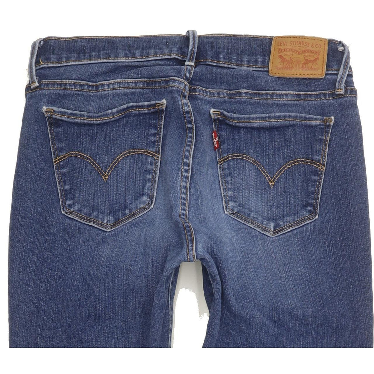 Levi's 710 Super Women Blue Skinny Slim Stretch Jeans W28 L31