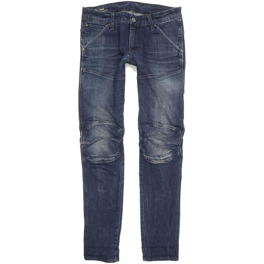 G-Star 5620 3D Men Blue Skinny Slim Stretch Jeans W30 L30